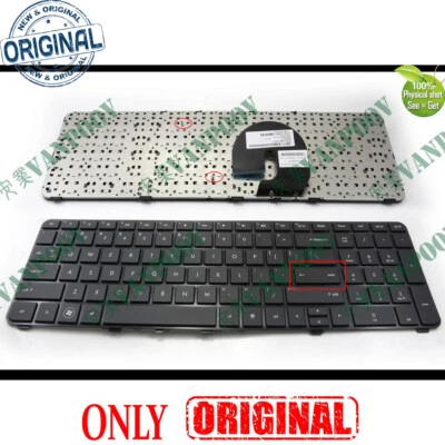 Teclado portátil de EE. UU. HP Pavilion dv7 dv7t dv7-4000 -4100 -4050 -4200 dv7-5000 LX7 Foto 1 de 4