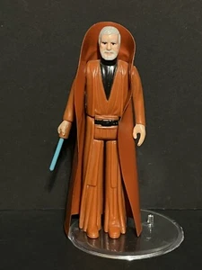 DE COLECCIÓN 1977 STAR WARS OBI-WAN KENOBI PELO GRIS LETRAS I SABLE DE LUZ ¡SIN REPRO! - Imagen 1 de 10