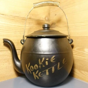 McCoy Black Tea Kettle Cookie Jar "Kookie Kettle"   Swanky Barn - Picture 1 of 12