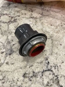 Plasti-Bond PRST5 1-1/2 Inch 40 Mil Gray PVC Coated Ferrous Metal Conduit Knocko - Picture 1 of 2