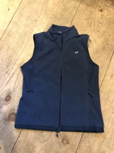 Vineyard Vines Womens Sz small Fleece Vest Whale Blue NWT - Picture 1 of 10