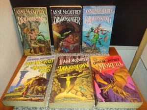 ANNE McCAFFREY Fiction Books Fantasy Paperback Book Lot Of Six (6).  - Picture 1 of 1