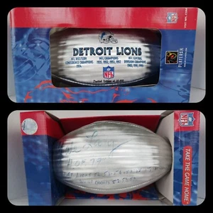 YALE LARY Autographed 2004 Football DETROIT LIONS - Picture 1 of 15