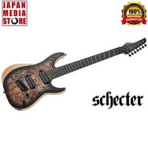 Schecter Japan Reaper-7 Multiscale Satin Charcoal Burst Electric Guitar NEW - Picture 1 of 15