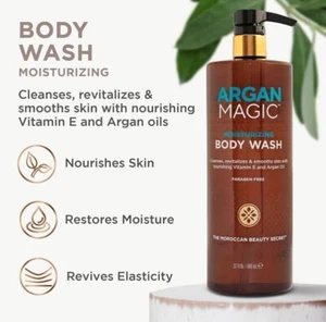 Argan Magic Cleansing Body Wash W/ Vitamin E & Argan Oil 946ml | Original - Picture 1 of 2