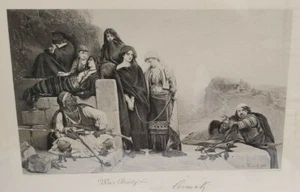 Antique etching War Booty Etching Jaroslav Cermak 1868 - Picture 1 of 12