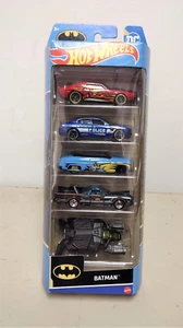 2023 Hot Wheels Batman 5-Pack Robin Batgirl Merc Gotham Police Charger NOS C23 - Picture 1 of 2