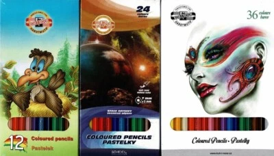 KOH I NOOR Set Buntstifte,6er, 12er, 24 er Set Farbstifte Fantasy Kin Künstlerstifte