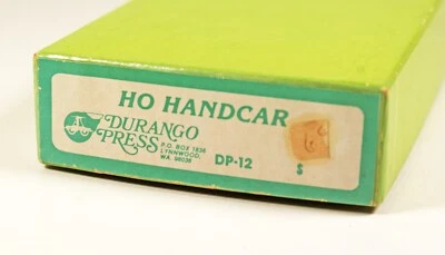 Durango Press HO Scale Handcar, DP-12, New Old Stock - Image 1 of 3