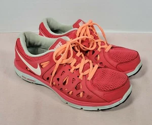 Nike Dual Fusion Run 2 Women's Running Shoes Size 7.5 599564-600 Pink Lace-Ups - Picture 1 of 9