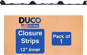 Duco Usa-Made 12" R Panel Profile Metal Roof Foam Closure Strip - 1 Pack of 3Ft - Picture 1 of 2