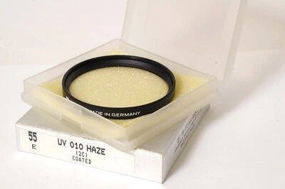 C13060~ *MINT* Schneider B+W Haze UV 010 55E 55mm Coated Filter–Germany LAST ONE - Image 1 of 3