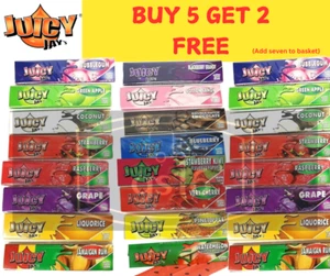 Juicy Jays Papel de Liar Jay King Tamaño Delgado Papeles Sabor Frutal 18 PACK - Imagen 1 de 21