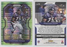 2020 Panini Prizm Neon Green Pulsar Prizm Jonathan Ogden #45 HOF