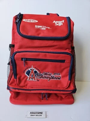 Винтажный Anaheim Angels 2002 чемпионов мира мини рюкзак ланч сумка - Изображение 1 из 4