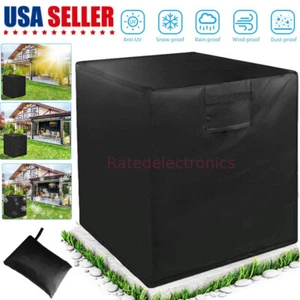Air Conditioner Square Cover Heavy Duty Central AC Outdoor Waterproof Protector - Picture 1 of 8