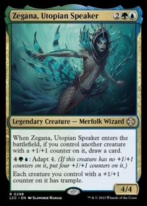 Zegana, Utopian Speaker Magic the Gathering Lost Caverns of Ixalan LCC LCI MTG - Picture 1 of 1