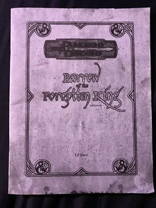 Dungeons & Dragons Barrow of The Forgotten Kong Manuale Avventura 2007 WOTC - Foto 1 di 5