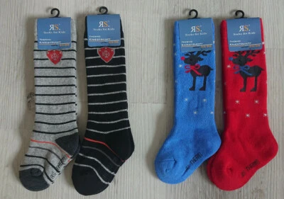 RIESE STRÜMPFE RIESE 2x Thermokniestrümpfe 23-38 Thermosocken Socken Winter Kniestrümpfe WARM