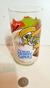 The Great Muppet Caper McDonalds Glas 1981 Great Gonzo Kermit Frosch Fozzie Bär - Bild 1 von 7