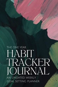 1 Year Hard Cover Habit Tracker Journal Weekly Goal Setting - Picture 1 of 2