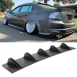 Difusor de parachoques trasero para Acura TL 1995-2014 5 aletas alerón divisor de labios - Imagen 1 de 9