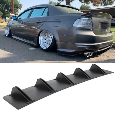 For Acura TL 1995-2014 Rear Bumper Diffuser 5 Fins Spoiler Lip Splitter Foto 1 de 4