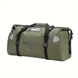 UROUK Kelefish 66L Large Waterproof Roll Top Duffel Bag, Green - Picture 1 of 10