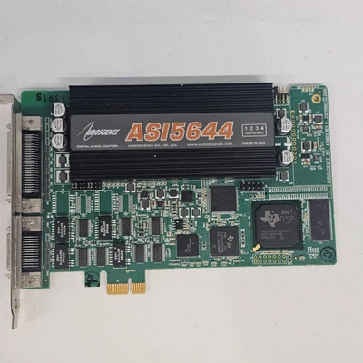 Audioscience ASI5644 Broadcast AES Digital & Balanced Analog Audio Sound Card - Image 1 of 3