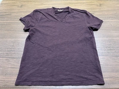 Мужская футболка с коротким рукавом John Varvatos темно-бордовый хлопок - XL - Изображение 1 из 4