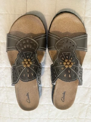 Sandalias Clark’s Leisa Lolly en peltre talla 10W NUEVAS Foto 1 de 4