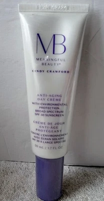 Crema de día antienvejecimiento Meaningful Beauty Brd Spectrum FPS 30 protector solar sellado 1,7 oz Foto 1 de 3