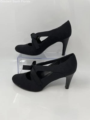 Ann Marino By Bettye Muller Womens Telma Black Round Toe Pump Heels Size 8.5 - Image 1 of 4