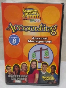 ACCOUNTING Standard Deviants School DVD Program 8 Account Management. New. - Picture 1 of 6