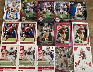 2021 Elijah Mitchell Rookie LOT Prizm Select Mosaic Optic Rated Chronicles RC NM - Picture 1 of 3