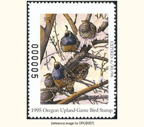 D2K Oregon Upland Bird 1995-6 $5 - Image 1 of 1