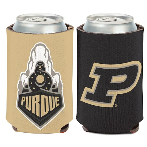 Purdue Boilermakers Can Cooler Two Sided Design NCAA Collapsible Koozie Cover