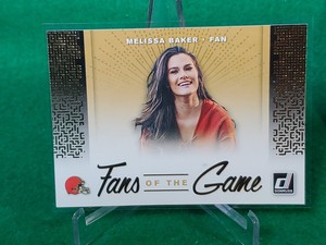 Melissa Baker 2019 Panini Donruss Fans of the Game #FTG-3 Cleveland Browns