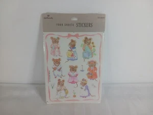 Vintage Hallmark Cute Mouse/Mice Stickers 4-Sheets Sealed Pack New! Rare! - Picture 1 of 3