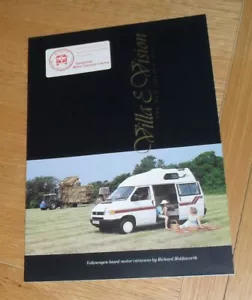 Volkswagen VW Transporter Vision & Villa Motorhome Brochure 1991 By Holdsworth - Picture 1 of 1