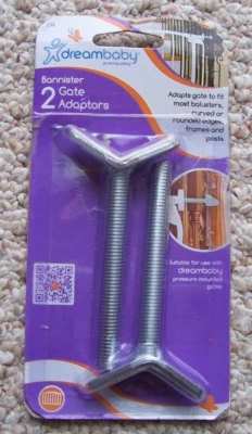 2 adaptadores de puerta Dream Baby Bannister nuevo paquete abierto Foto 1 de 2