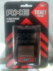 2X AXE Signature Intense Ticket Body Perfume Easy to Carry 250 Sprays  17 ML