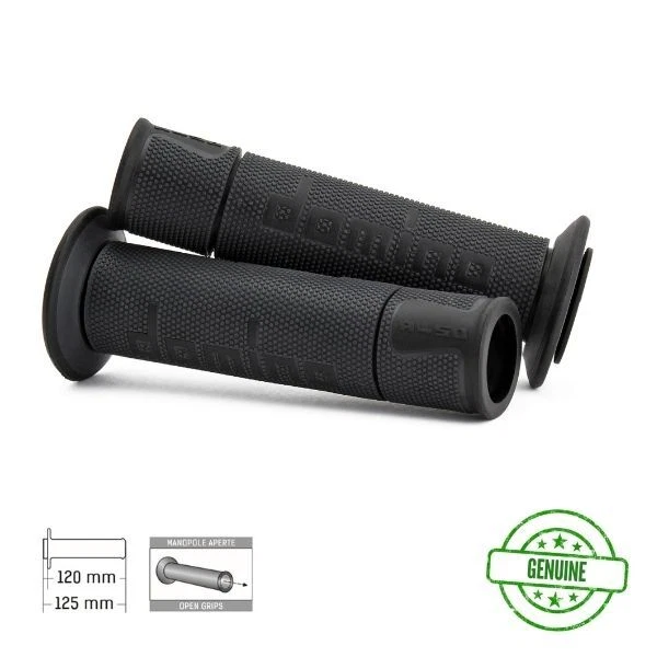 Domino Grips Anthracite for Yamaha XJ600S XJ600N XJ900S Diversion - Imagem 1 de 1