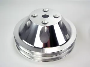 Pulley Aluminum, 2 Groove Water Pump - Bild 1 von 3