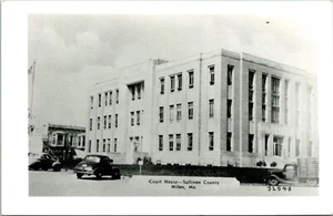 RPPC Sullivan County Court House Milan Missouri MO unbenutzt UNP Postkarte - Bild 1 von 2
