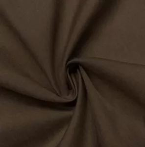Tessuto Cotone Marrone Larghezza 45” Venduto Da Cantiere - Foto 1 di 1