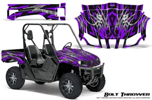 YAMAHA RHINO 450/660/700 UTV GRAPHICS KIT DECALS CREATORX BOLT THROWER PURPLE - Picture 1 of 1