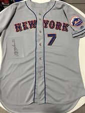 2000 Rawlings New York Mets Todd Pratt game used jersey size 50