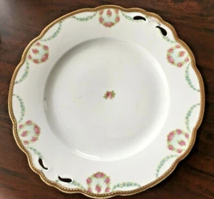 MZ AUSTRIA Floral Cake Plate - Picture 1 of 3