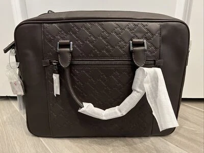 NEW Tumi Ticon Brown Leather Brief Top Zip Travel Luggage Bag Case 31607DBT - Image 1 of 4